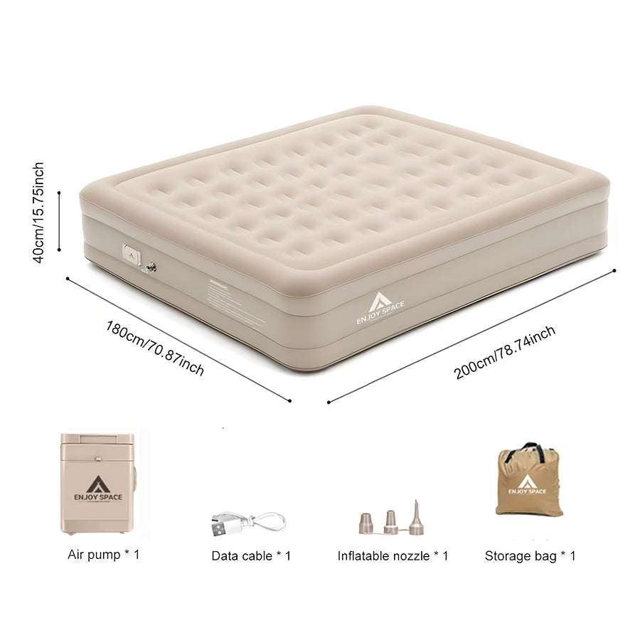 Draagbaar, zelfopblazend camping slaapmatje